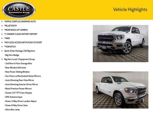 Used 2022 RAM 1500 Big Horn AWD/4WD image 3