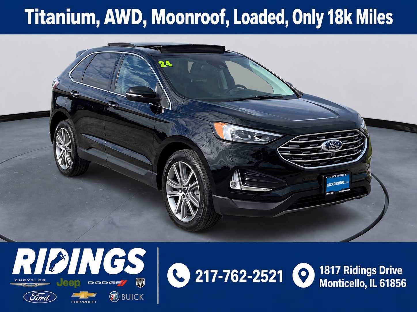 Used 2024 Ford Edge Titanium w/ Equipment Group 301A AWD/4WD image 1