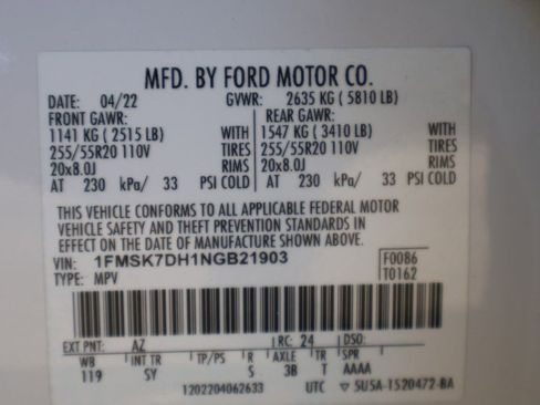 Used 2022 Ford Explorer XLT w/ Equipment Group 202A image 27