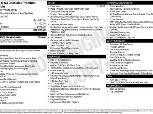 Used 2018 Audi A3 2.0T Premium w/ Convenience Package image 9