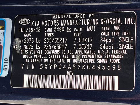 Used 2019 Kia Sorento FWD V6 image 29