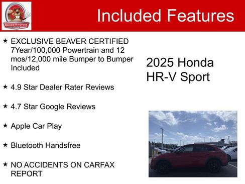 Used 2025 Honda HR-V Sport image 5