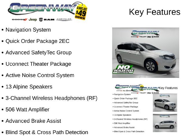 Used 2017 Chrysler Pacifica Platinum FWD image 2