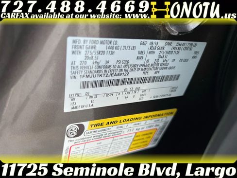 Used 2018 Ford Expedition Limited w/ Equipment Group 301A RWD image 28