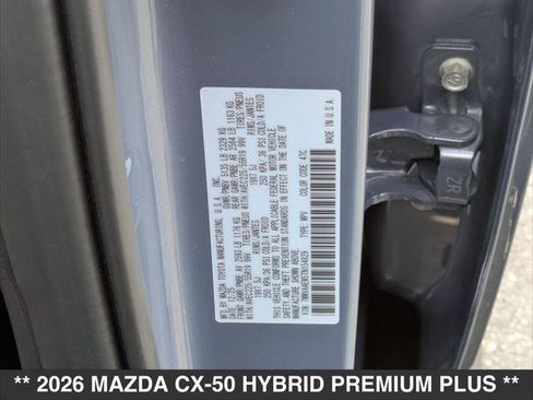 New 2026 MAZDA CX-50 2.5 Hybrid w/ Cargo Package AWD/4WD image 15