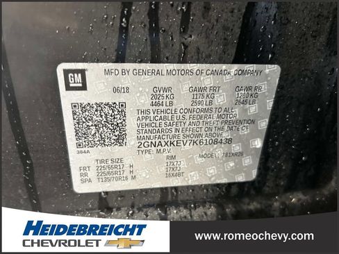 Certified 2019 Chevrolet Equinox LT image 6