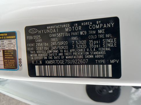 New 2025 Hyundai Palisade Calligraphy image 38