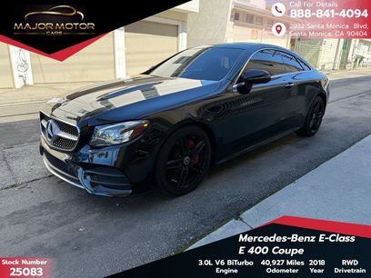 Used 2018 Mercedes-Benz E 400 Coupe