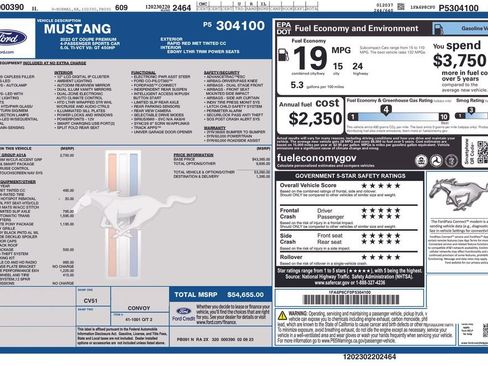 Used 2023 Ford Mustang GT Premium w/ Equipment Group 401A image 30