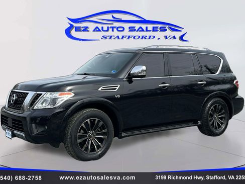 Used 2019 Nissan Armada Platinum w/ Captain's Chairs Package image 1
