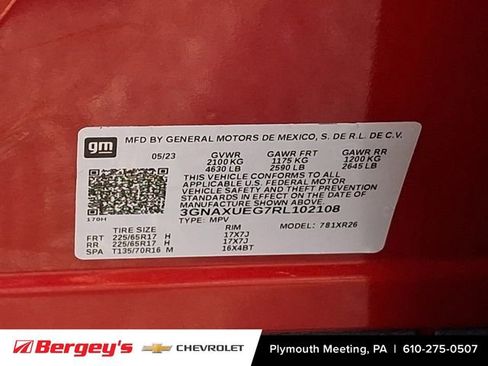 Certified 2024 Chevrolet Equinox LT w/ LPO, Cargo Package AWD/4WD image 29