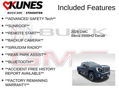 New 2026 GMC Sierra 2500 Denali w/ Technology Package