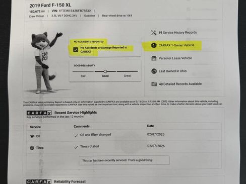 Used 2019 Ford F150 XL w/ Equipment Group 101A Mid AWD/4WD image 6
