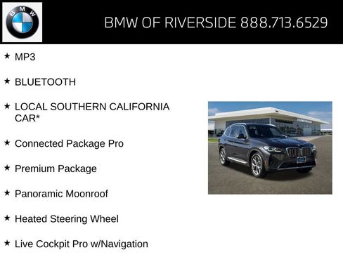 Certified 2023 BMW X3 sDrive30i w/ Premium Package image 15