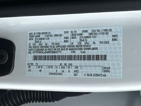 Certified 2024 Ford F150 XLT w/ Equipment Group 303A High AWD/4WD image 34