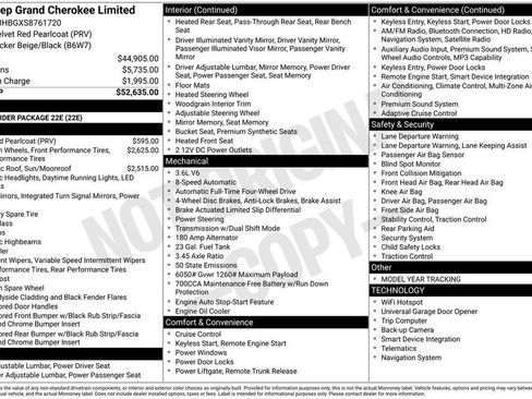 New 2025 Jeep Grand Cherokee Limited image 45