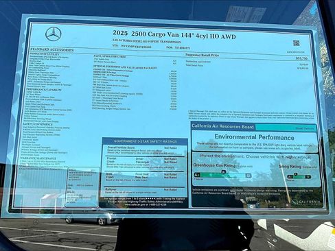 New 2025 Mercedes-Benz Sprinter 2500 image 18
