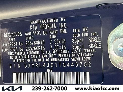 New 2026 Kia Sorento S image 43