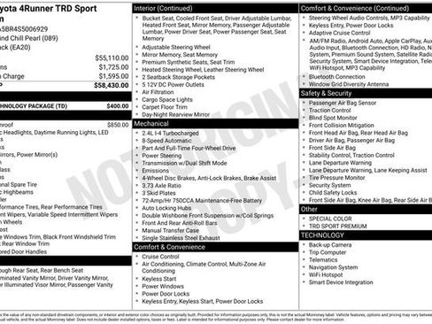 Used 2025 Toyota 4Runner TRD Sport Premium w/ Tow Technology Package image 19