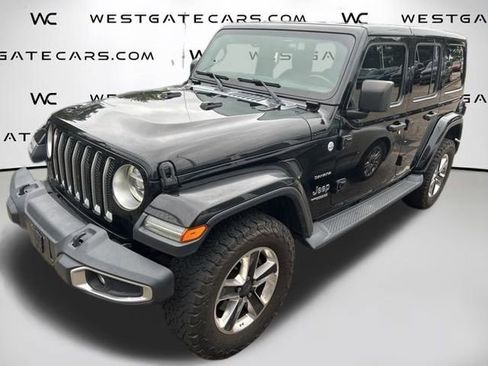 Used 2018 Jeep Wrangler Unlimited Sahara image 1