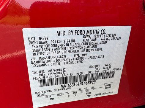 Used 2022 Ford EcoSport S AWD/4WD image 19