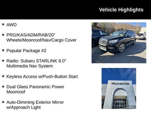 Used 2019 Subaru Ascent Premium w/ Popular Package #2 image 2