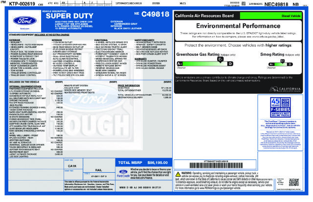 Used 2022 Ford F450 Lariat w/ Lariat Ultimate Package AWD/4WD image 44