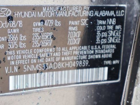 Used 2019 Hyundai Santa Fe SEL image 27