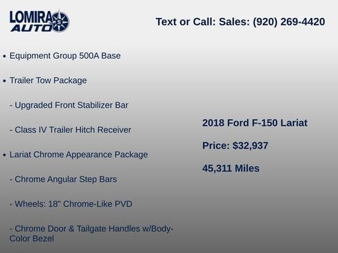 Used 2018 Ford F150 Lariat AWD/4WD image 6