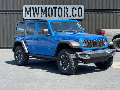 Used 2024 Jeep Wrangler Unlimited Rubicon 4xe w/ Technology Group AWD/4WD image 1