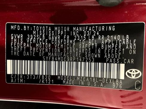 Certified 2024 Toyota Corolla LE image 44