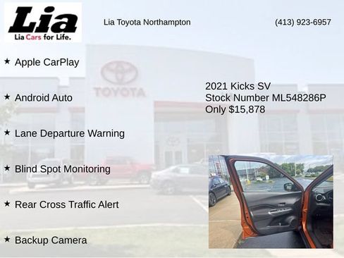 Used 2021 Nissan Kicks SV FWD image 7