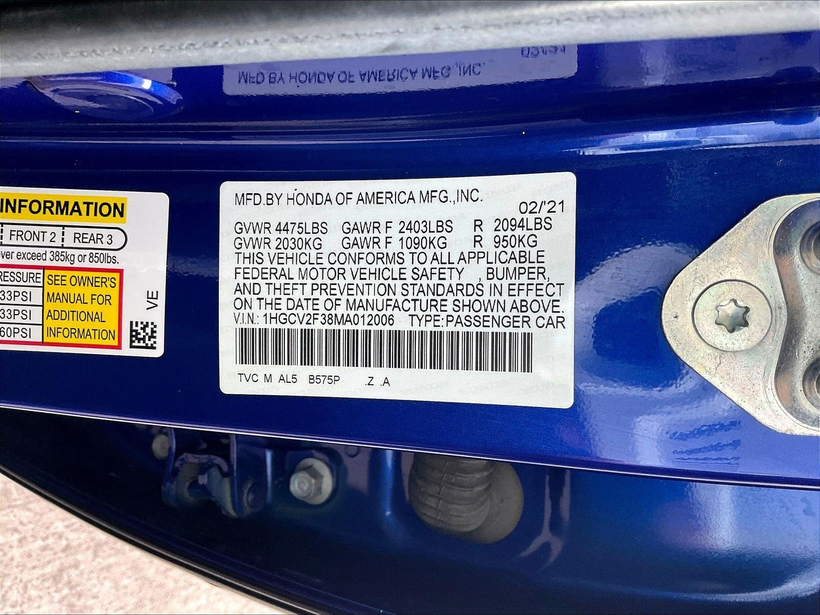 Used 2021 Honda Accord Sport image 19