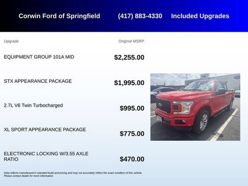 Used 2018 Ford F150 XL w/ Equipment Group 101A Mid AWD/4WD image 5