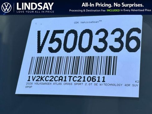 New 2026 Volkswagen Atlas Cross Sport SE AWD/4WD image 23
