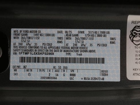 New 2025 Ford F150 XL w/ Equipment Group 103A High image 39