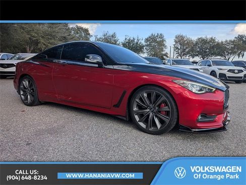 Used 2018 INFINITI Q60 Red Sport 400 w/ Pro Active Package image 1