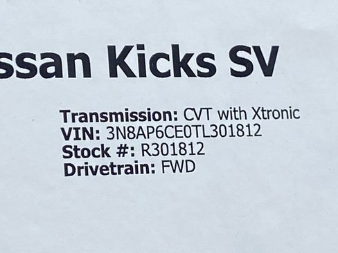 Certified 2026 Nissan Kicks SV FWD image 35