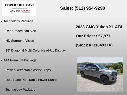 Used 2023 GMC Yukon XL AT4 w/ AT4 Premium Package AWD/4WD image 24