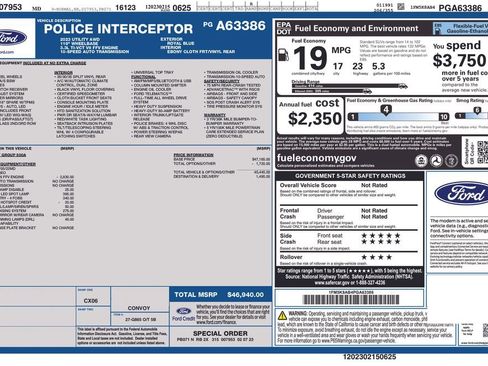 Used 2023 Ford Explorer 4WD Police Interceptor image 33