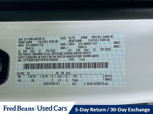 Used 2023 Ford F150 XLT w/ Equipment Group 302A High AWD/4WD image 33