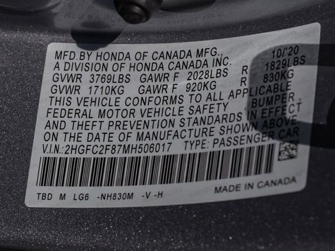 Used 2021 Honda Civic Sport image 33