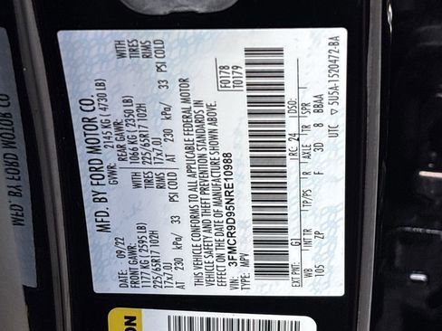 Used 2022 Ford Bronco Sport Badlands w/ Premium Package image 37