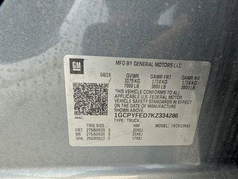 Used 2019 Chevrolet Silverado 1500 LT Trail Boss image 29