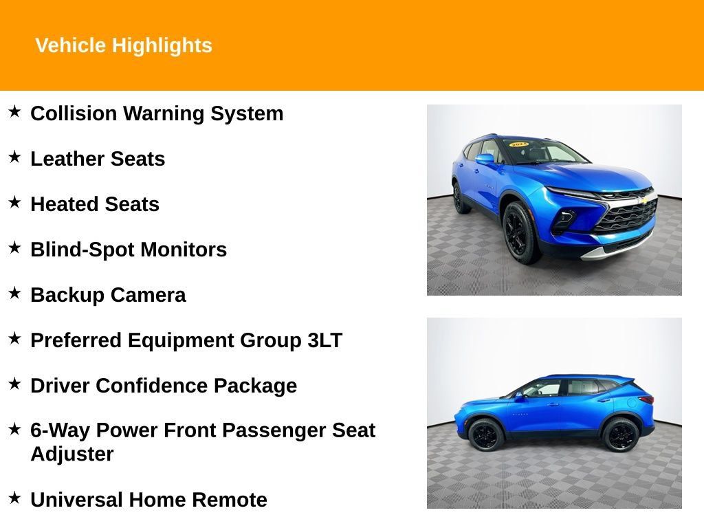 Used 2024 Chevrolet Blazer LT FWD image 2