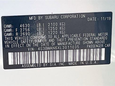 Used 2020 Subaru Legacy Limited image 33