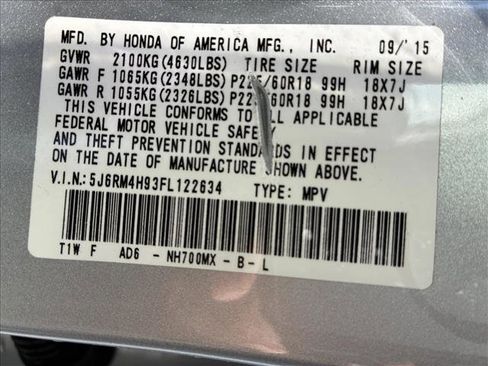 Used 2015 Honda CR-V Touring image 18