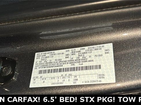 Used 2022 Ford F150 XL w/ STX Appearance Package image 34