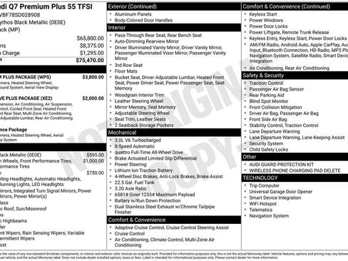 Certified 2025 Audi Q7 3.0T Premium Plus w/ Premium Plus Package image 3