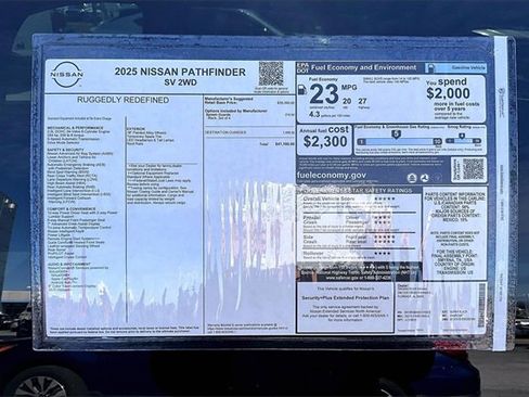 New 2025 Nissan Pathfinder SV image 10